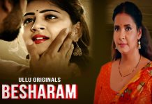 Besharam Ullu Web Series: Release Date, Cast, Plot, Storyline a woman with her hand on her face
